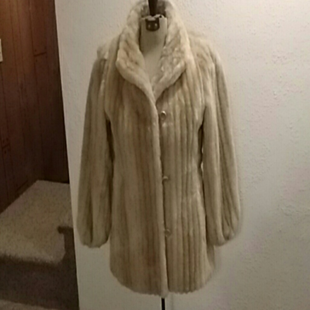 Faux fur coat